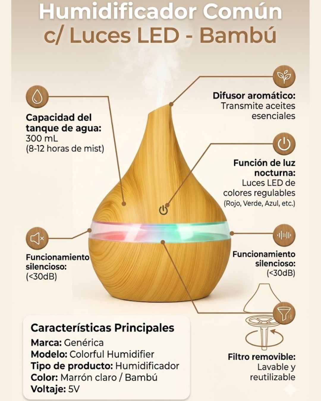 Humidificador Bambu